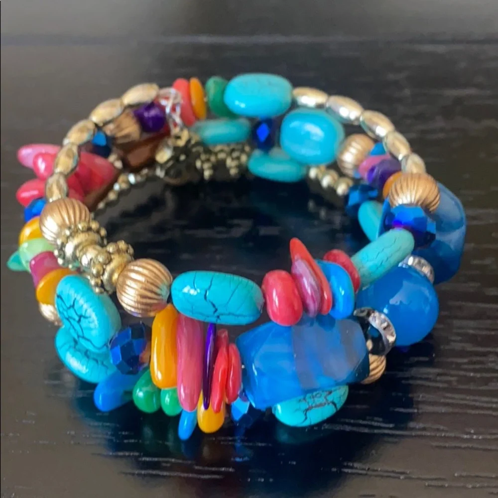 Blue wrap bracelet-NWT